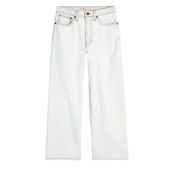 Madewell The Plus Perfect Vintage Wide-Leg Crop Jeans, Plus Size 26W, NWT - Picture 1 of 9